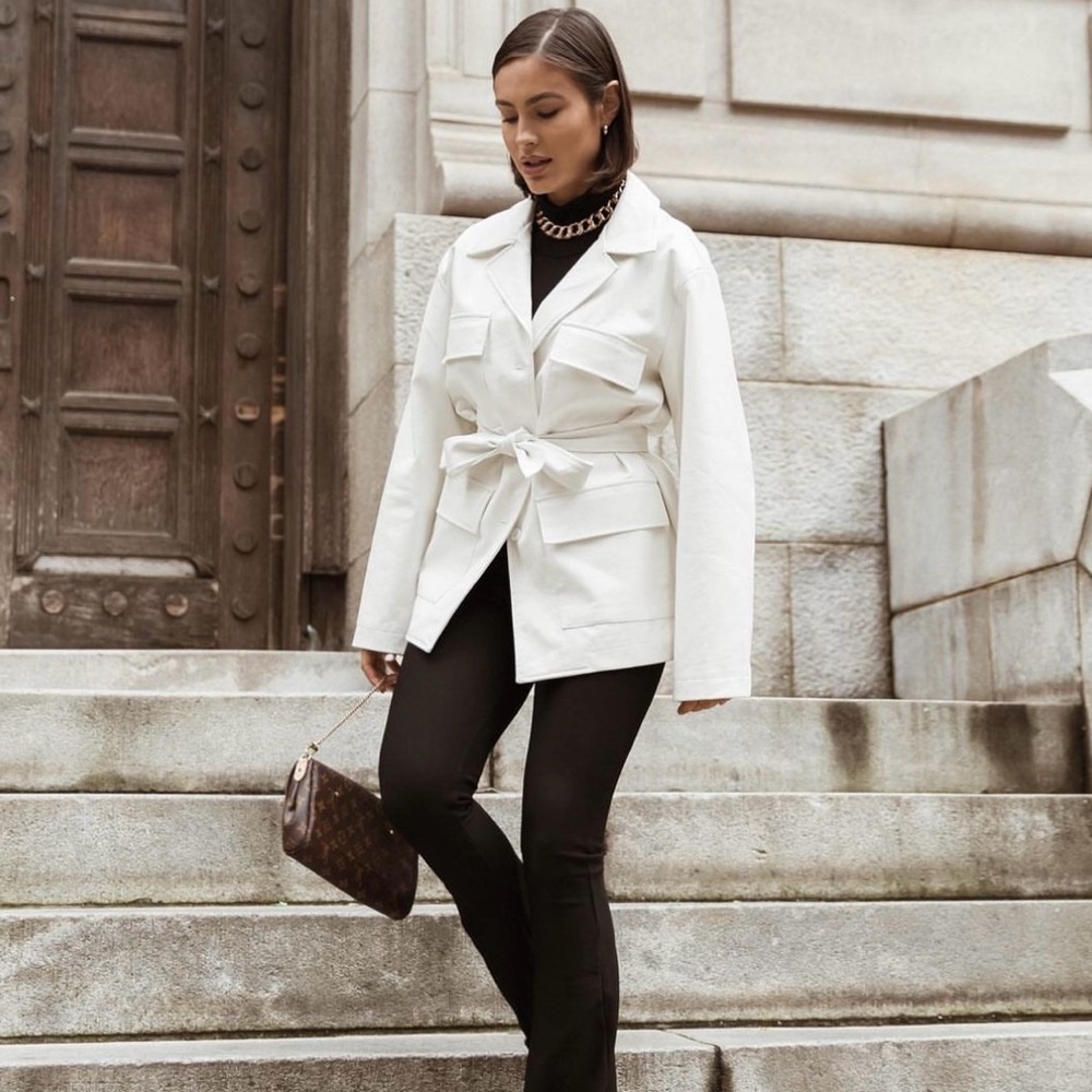 Beautiful faux leather jacket